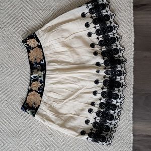 Free People embellished skirt
